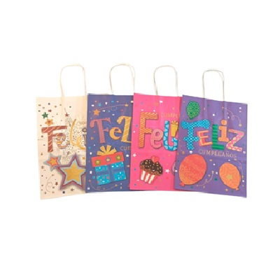 BOLSA DE REGALO PARA CUMPLEAÑOS 25 X 18 CM