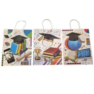 BOLSA DE REGALO PARA GRADUACIONES 33 X 26 CM