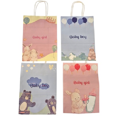BOLSA DE REGALO BABY SHOWER 27 X 22 CM