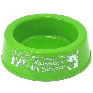 Plato para gato verde