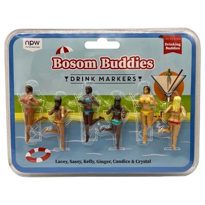 ADORNO PARA VEVIDAS BOSOM BUDDIES 6 PC