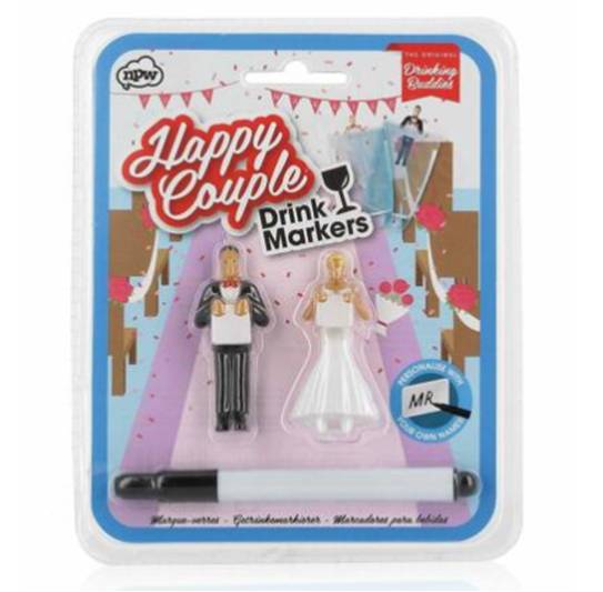 MARCADOR PARA BEBIDA DE BODA