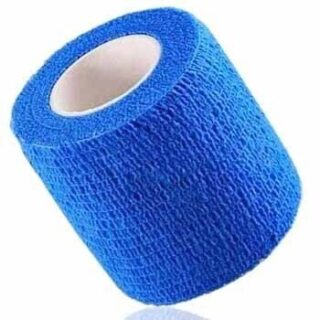 Vendaje cohesivo coban azul