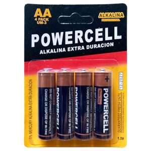 Baterias AA alcalina 4 unidades Guatemala precio