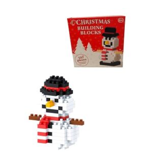 BLOQUES DE CONTRUCCION DE NAVIDAD 137 PC 11 X 9 CM