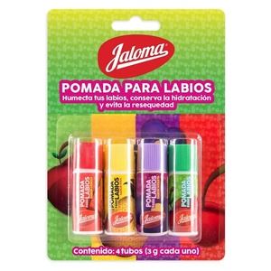 Pomada para labios 4 piezas