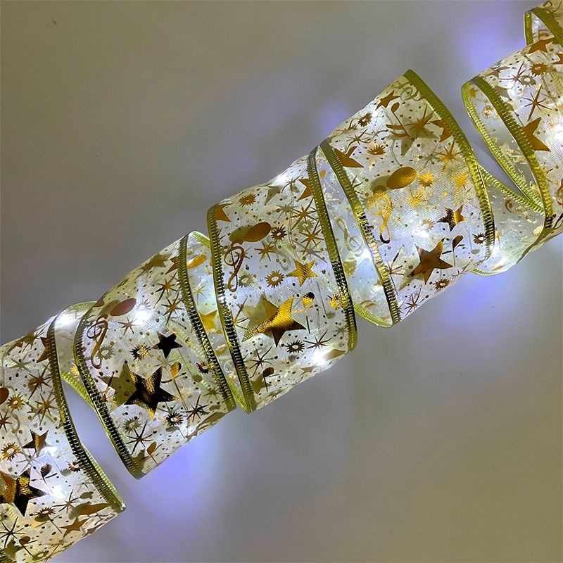 Cinta decorativa con luces 5 metros blancas