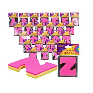 NOTAS ADHESIVAS DISEÑO LETRAS 100 HOJAS