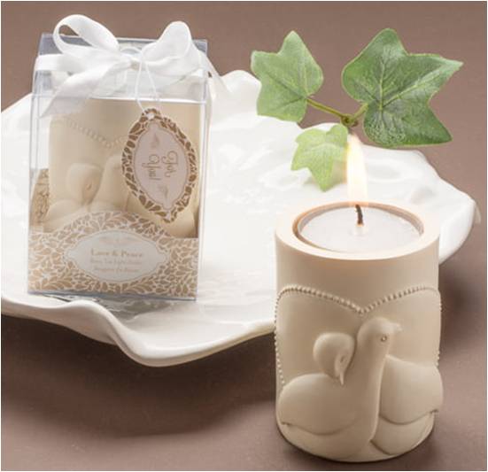 CANDELA DECORATIVA PARA BODA 7 CM