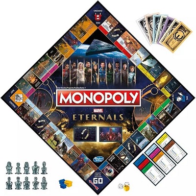 JUEGO DE MONOPOLY DE MARVEL ETERNALS HASBRO