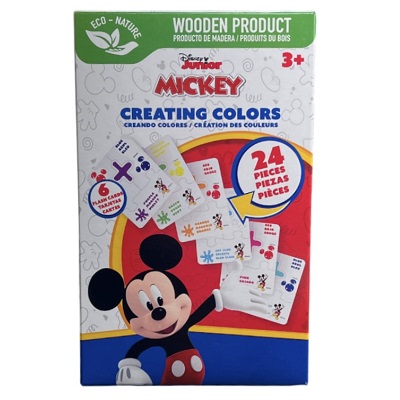 JUEGO DE ROMPECABEZAS DE MINNIE MOUSE 6 PC