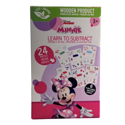 JUEGO DE ROMPECABEZAS DE MINNIE MOUSE 6 PC