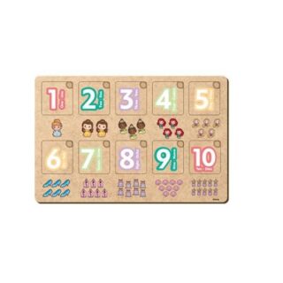 JUEGO DE ROMPECABEZAS DE MADERA DE PRINCESAS
