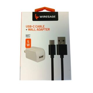 CARGADOR 5 W Y CABLE TIPO USB-C