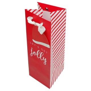 BOLSA DE REGALO LET S GET JOLLY WINE