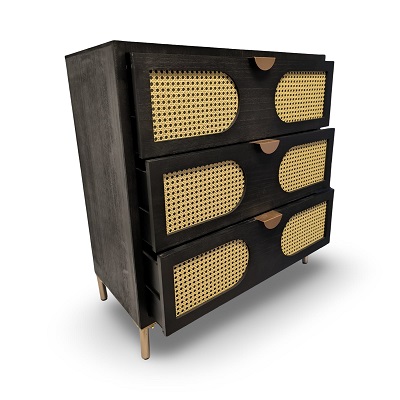 MUEBLE CON 3 CAJONES ALTURA 74 ANCHO 81 FONDO 36 CM