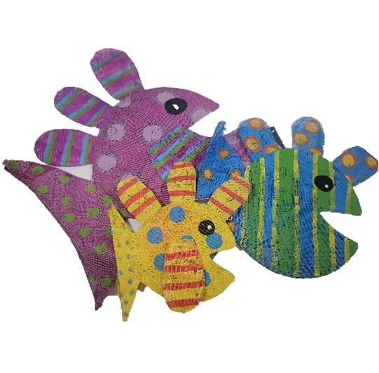SET DE PESCADOS DECORATIVO 3 PC