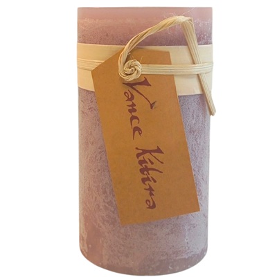 VELA COLOR MORADA 15 CM