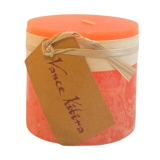 VELA COLOR ANARANJADA 8 CM