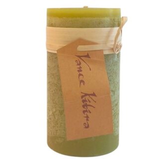 VELA COLOR VERDE 15 CM