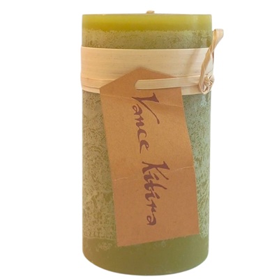 VELA COLOR VERDE 15 CM