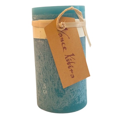 VELA COLOR CELESTE 15 CM