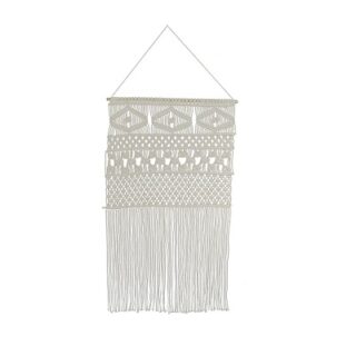 DECORACION COLGANTE DE MACRAME PARA PARED 24 X 40 PULG