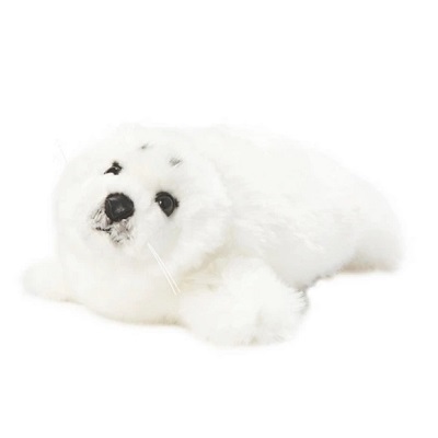 PELUCHE DE FOCA BLANCO 28 CM