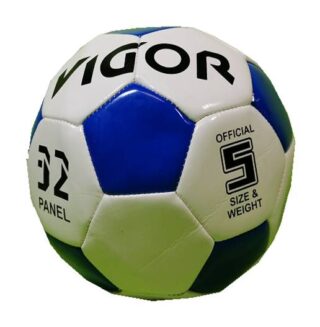 PELOTA DE FUTBOL No 5 BLANCO Y AZUL