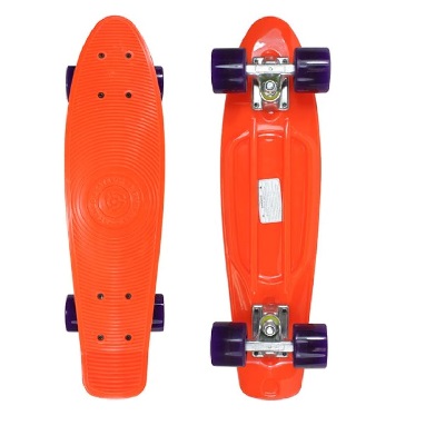 PATINETA PLASTICA ANARANJADA 56 CM