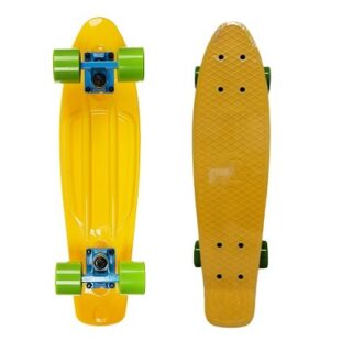PATINETA PLASTICA AMARILLA 22 PULG