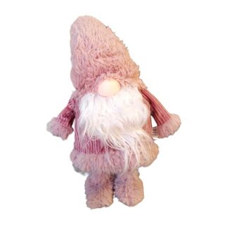 PELUCHE NAVIDEÑO COLOR ROSADO 62 CM