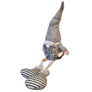 PELUCHE NAVIDEÑO COLOR GRIS 67 CM