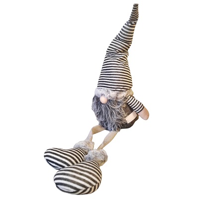 PELUCHE NAVIDEÑO COLOR GRIS 67 CM