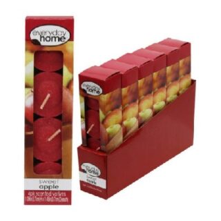 SET DE 4 VELAS AROMARICAS AROMA A MANZANA