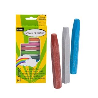 CRAYONES COLORES PASTELES 12 PC