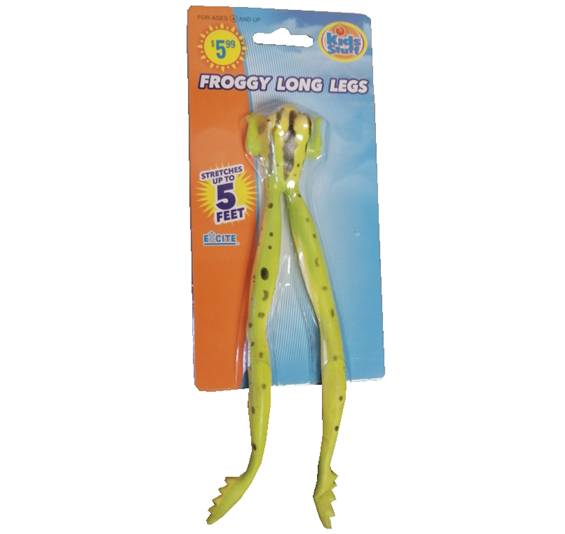 JUGUETE ELASTICO RANA CON PIERNAS LARGAS KIDS STUFF