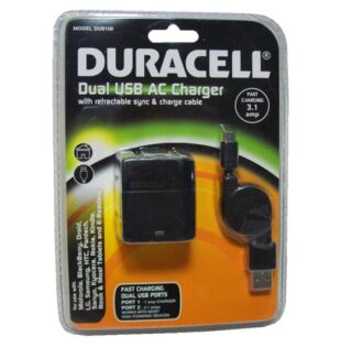 CARGADOR PARA TELEFONO DURACELL USB