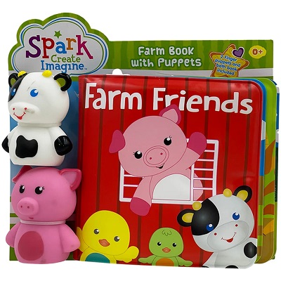 LIBRO DE GRANJA DE 3 PIEZAS CON MASCOTAS