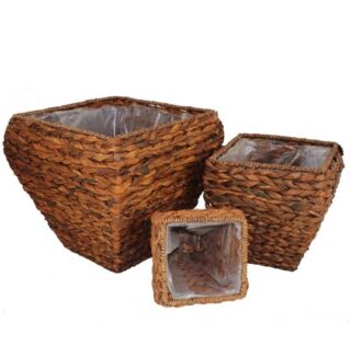 SET DE CANASTOS DE MIMBRE 3 PC