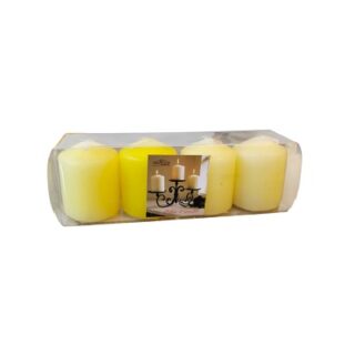 SET DE VELAS 4 PC 5 CM