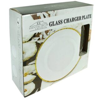 SET DE PLATO DE VIDRIO 4 PC