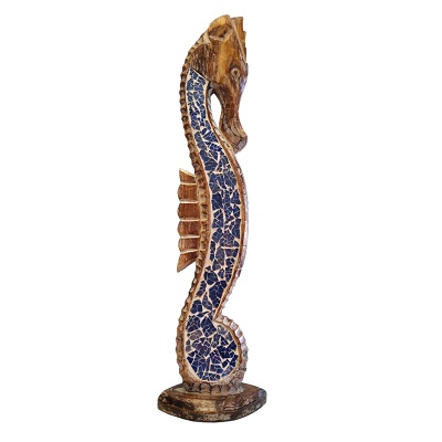 CABALLO DE MAR DE MADERA 80 CM