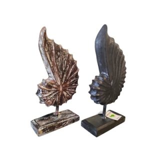 ADORNO DISEÑO CARACOL 29AL X 16AN CM