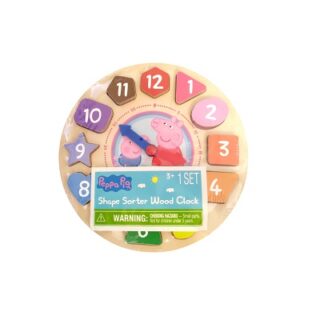 RELOJ DE PEPPA PIG 22 X 22 CM