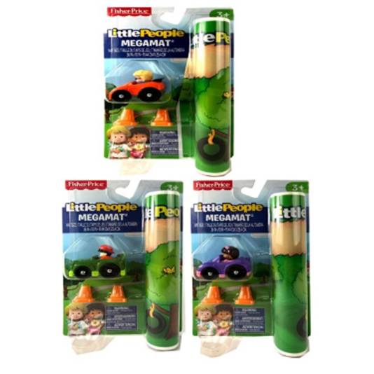 JUEGO DE TAPETE CON CARRO LITTLE PEOPLE FISHER PRICE