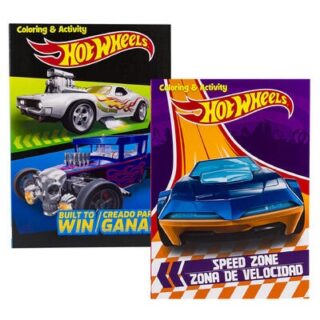 LIBRO PARA COLOREAR HOT WHEELS 80 PAG