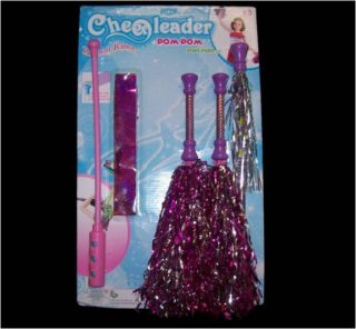 SET DE POM POM Y LISTON CON VARITA