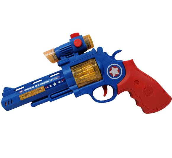 PISTOLA DE JUGUETE 27 CM CON SONIDO