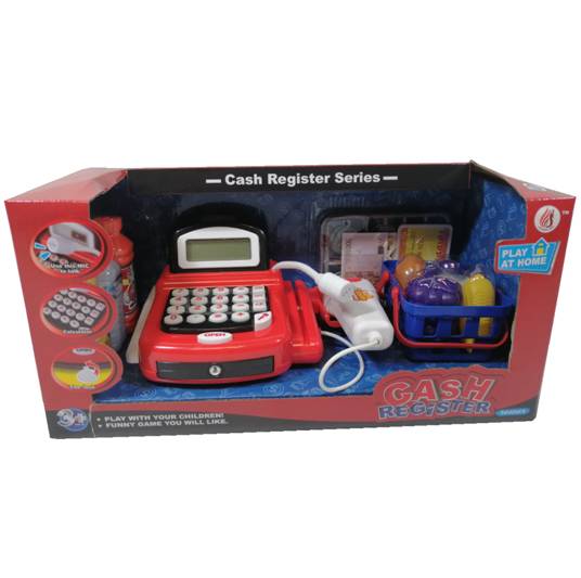 CAJA REGISTRADORA CON ACCESORIOS PLAY HOME